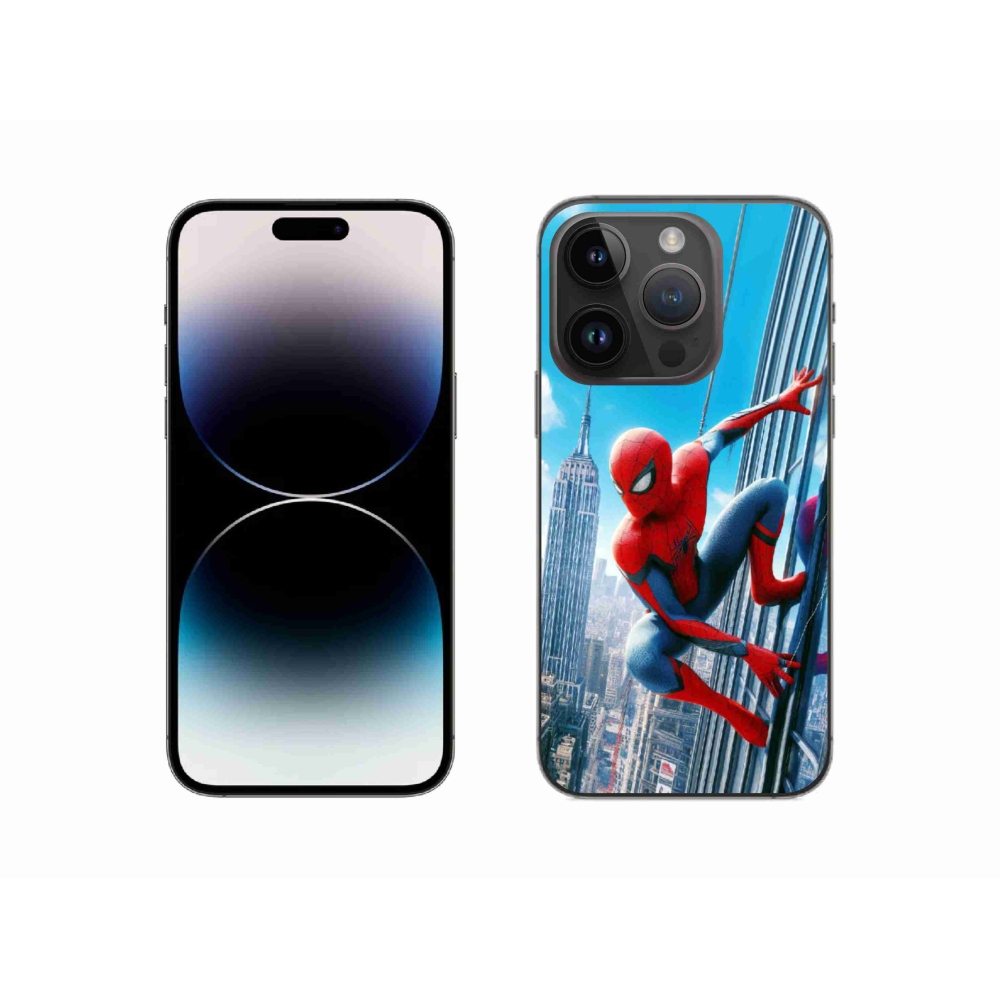 Gelový kryt mmCase na iPhone 14 Pro 6.1 - spiderman