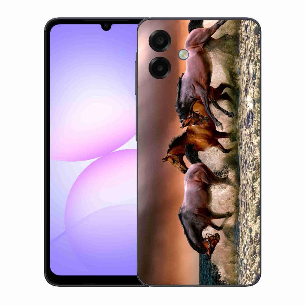 Gelový kryt mmCase na Samsung Galaxy A07 4G - koně 1