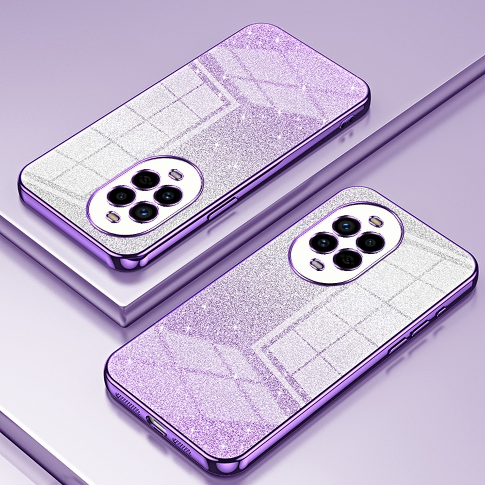 Cut gelový třpytivý obal na Huawei Nova 13 Pro 5G - fialový