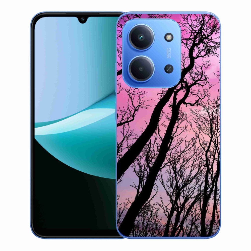 Gelový kryt mmCase na Xiaomi Redmi 15C 4G/5G (173mm) - opadané stromy