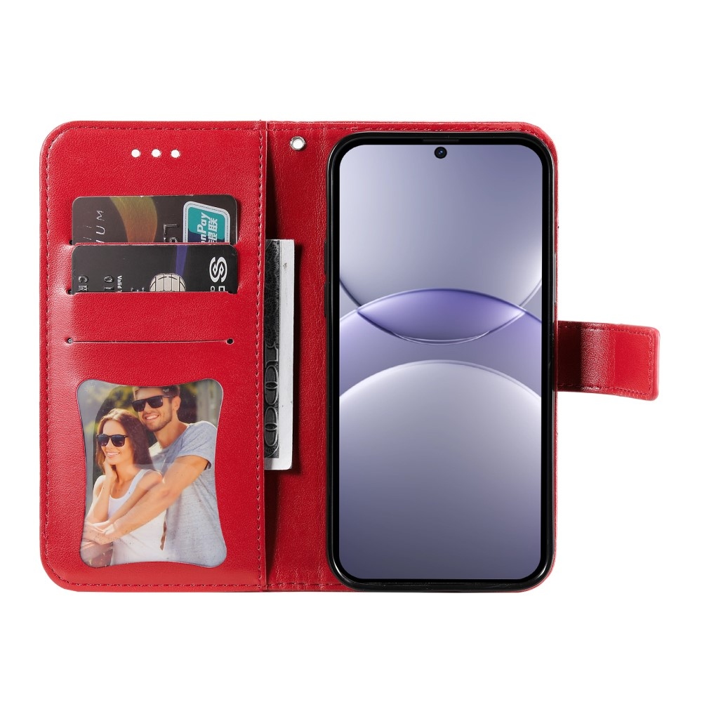 Mandala knížkové pouzdro na Huawei Nova 13 5G - červené