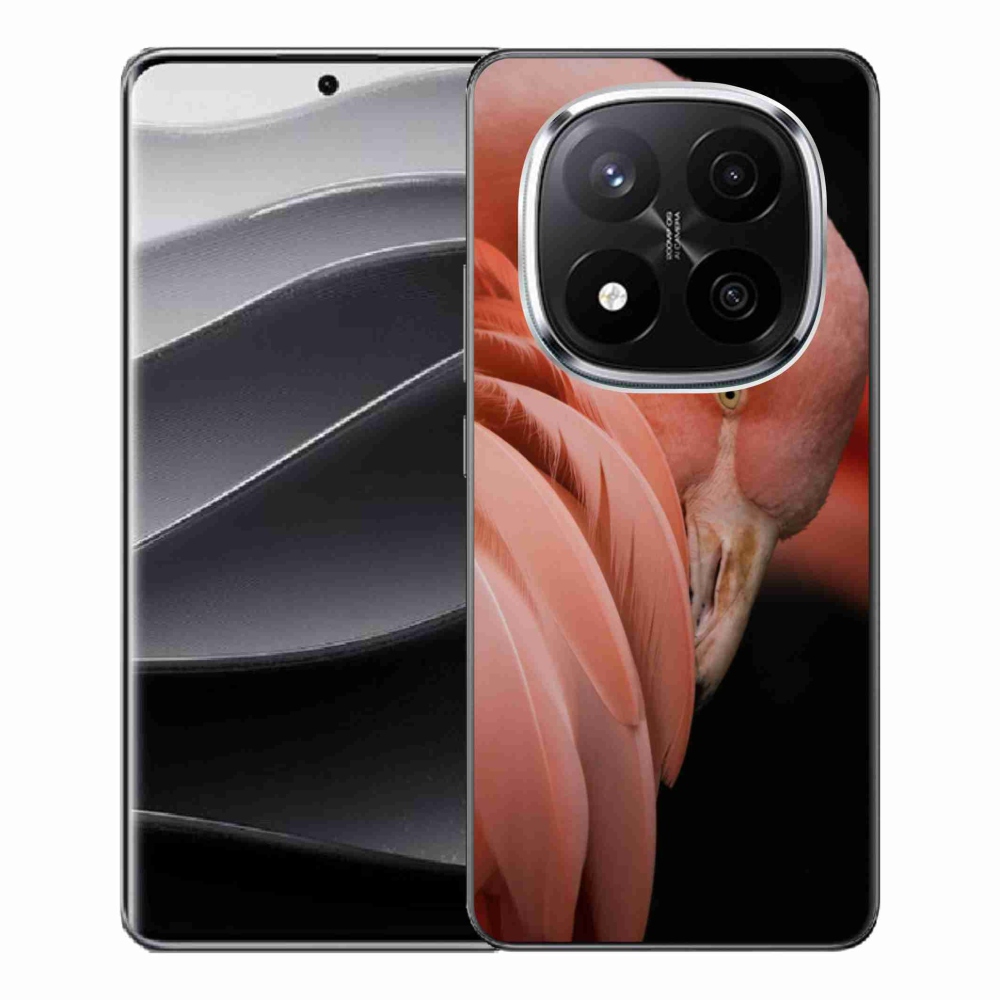 Gelový kryt mmCase na Xiaomi Redmi Note 14 Pro+ 5G - plameňák 3