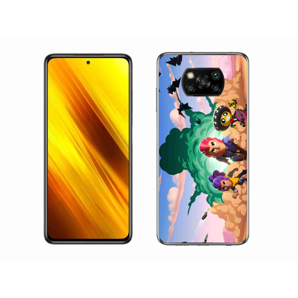 Gelový kryt mmCase na Xiaomi Poco X3 - brawl stars
