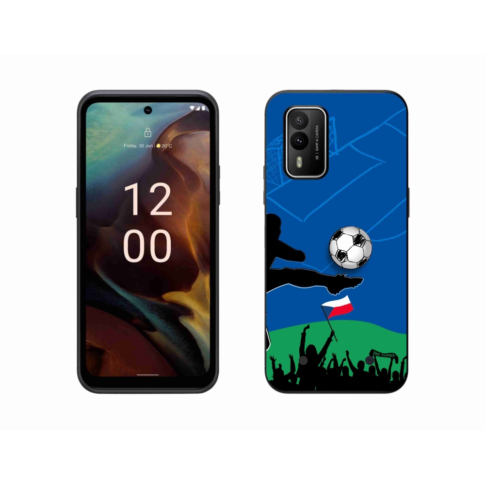Gelový kryt mmCase na Nokia XR21 - fanoušci fotbalu