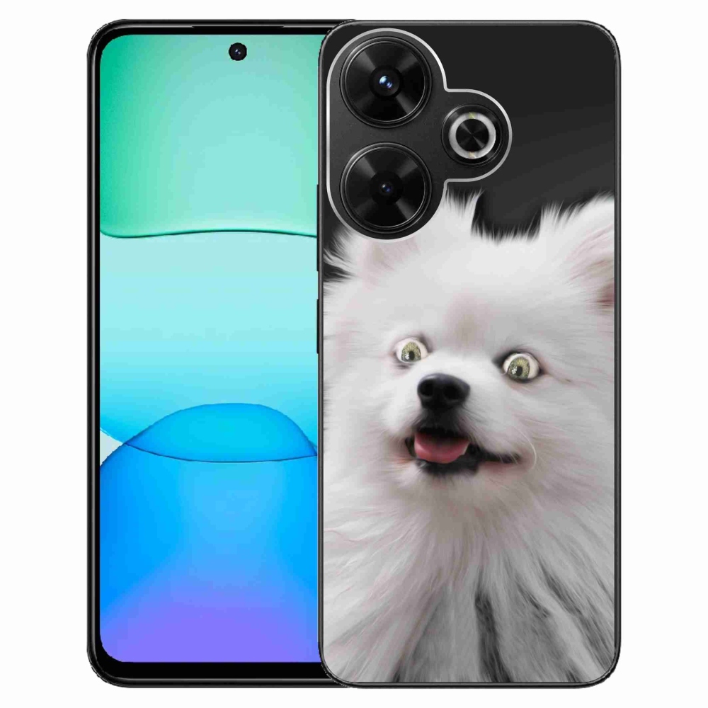 Gelový kryt mmCase na Xiaomi Redmi 13 4G/Poco M6 4G - bílý špic