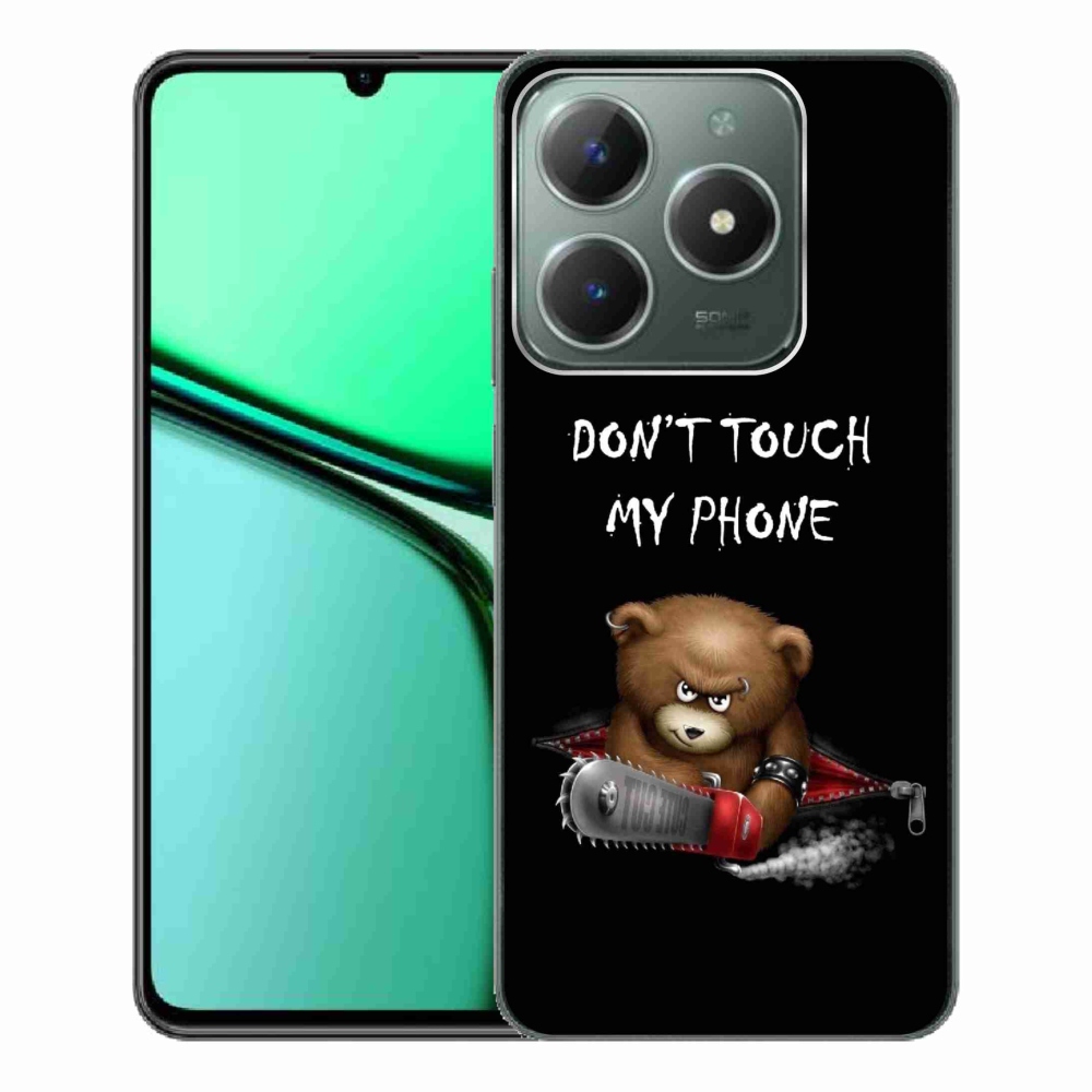 Gelový kryt mmCase na Realme C61 - nesahej na telefon