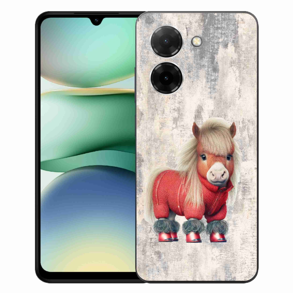 Gelový kryt mmCase na Xiaomi Redmi A5 (171.7x77.8x8.3mm) - poník ve svetru