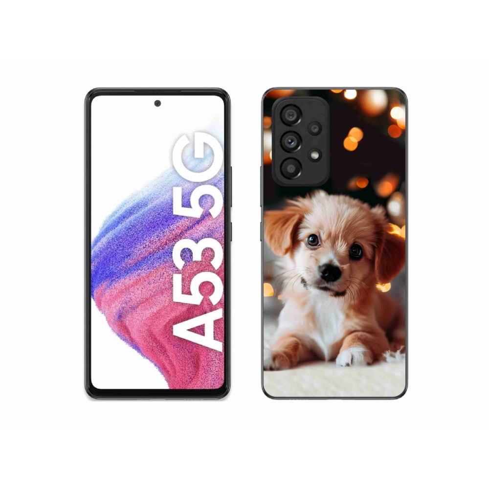 Gelový kryt mmCase na Samsung Galaxy A53 5G - štěňátko