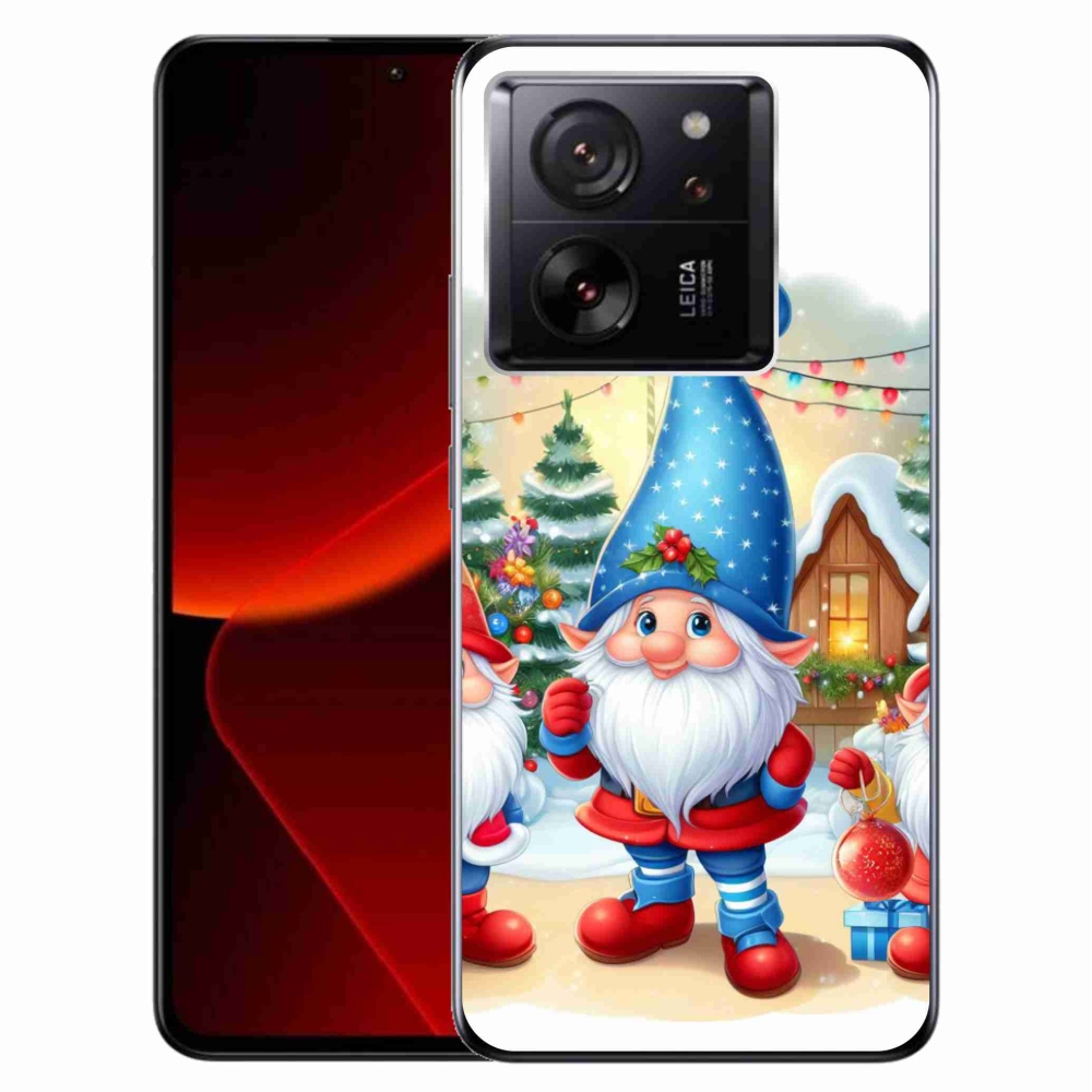 Gelový kryt mmCase na Xiaomi 13T/13T Pro - vánoční skřítci