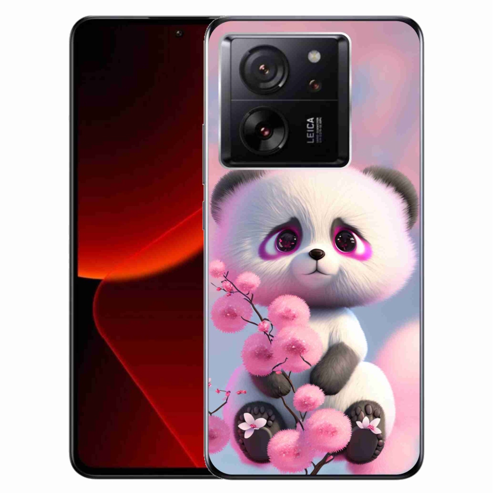 Gelový kryt mmCase na Xiaomi 13T/13T Pro - roztomilá panda 1