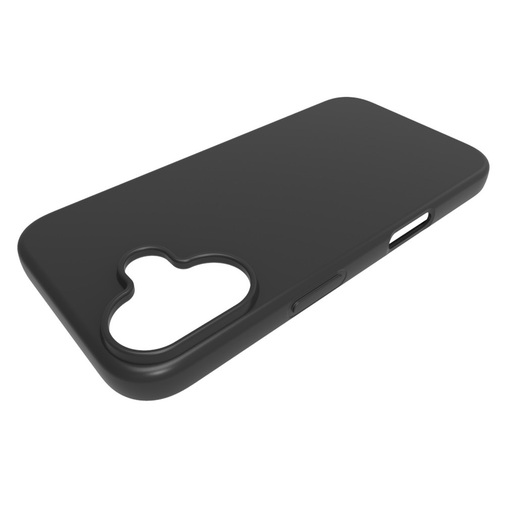 Černý gelový obal na iPhone 16 Plus