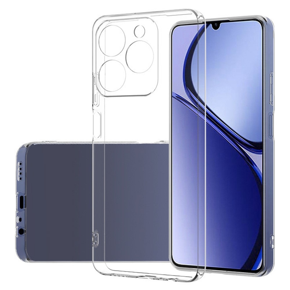 Průhledný gelový obal na Realme C61 - průhledný