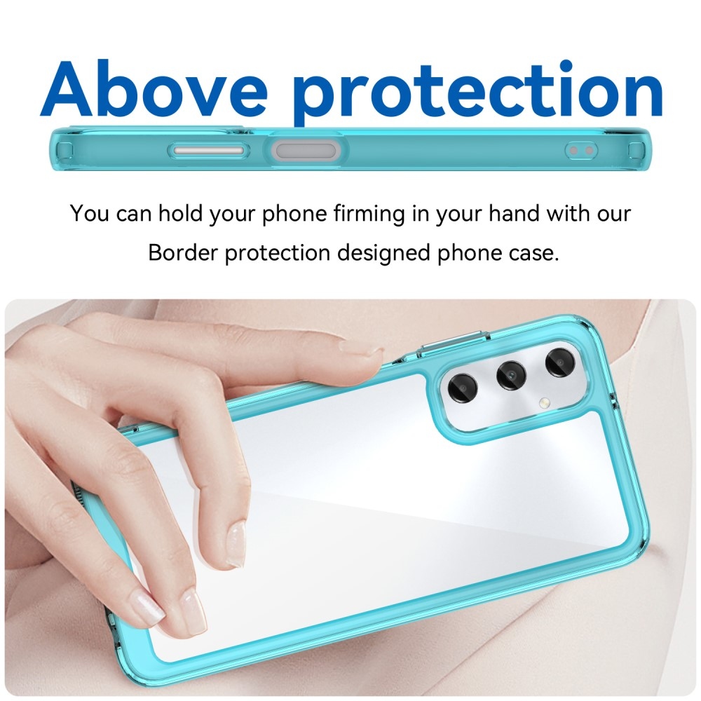 Gelový obal s pevnými zády na Samsung Galaxy A05s - světlemodrý