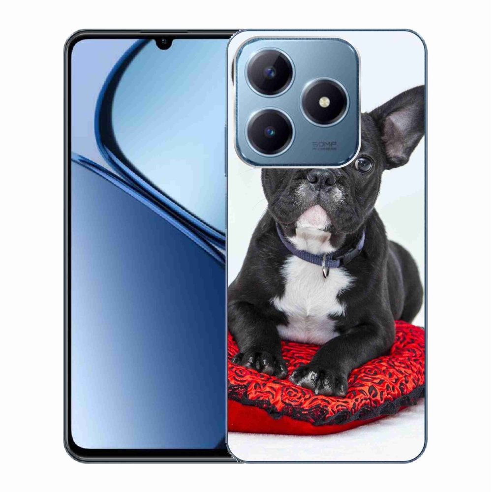 Gelový obal mmCase na Realme C63 - buldok