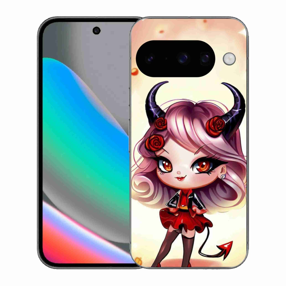 Gelový kryt mmCase na Google Pixel 10 - kreslená čertice