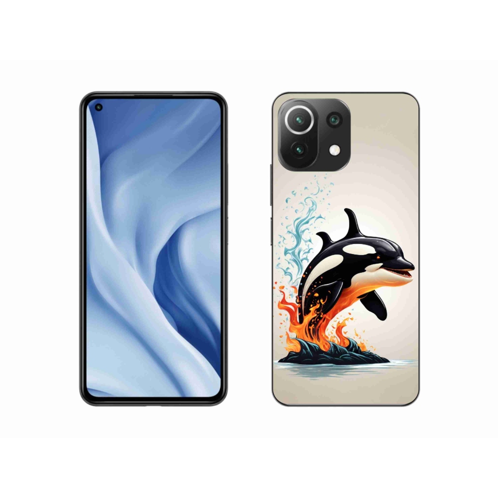 Gelový kryt mmCase na Xiaomi 11 Lite 5G NE - kosatka