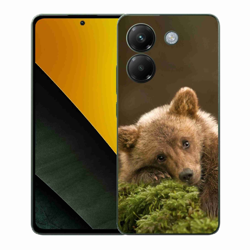 Gelový kryt mmCase na Xiaomi Poco M7 Pro 5G - medvěd