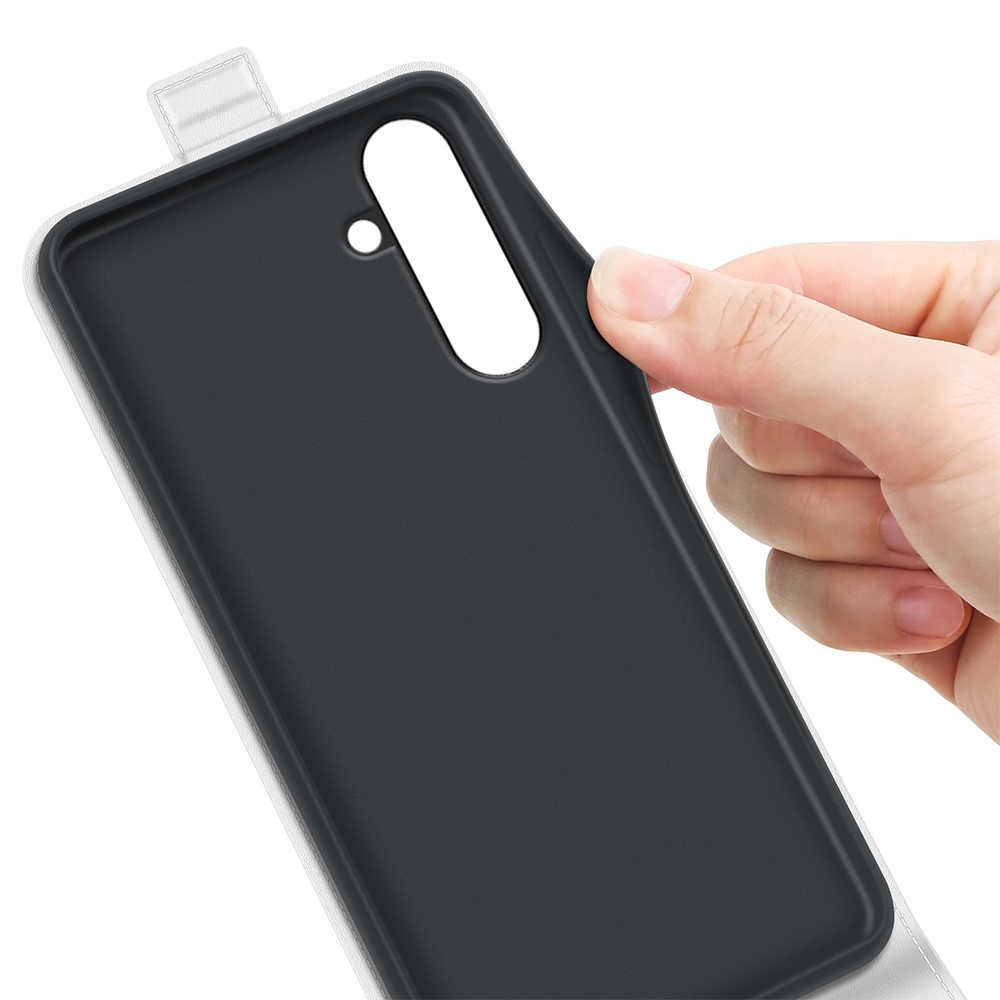 Vertical knížkové pouzdro na Samsung Galaxy A26 5G - bílé