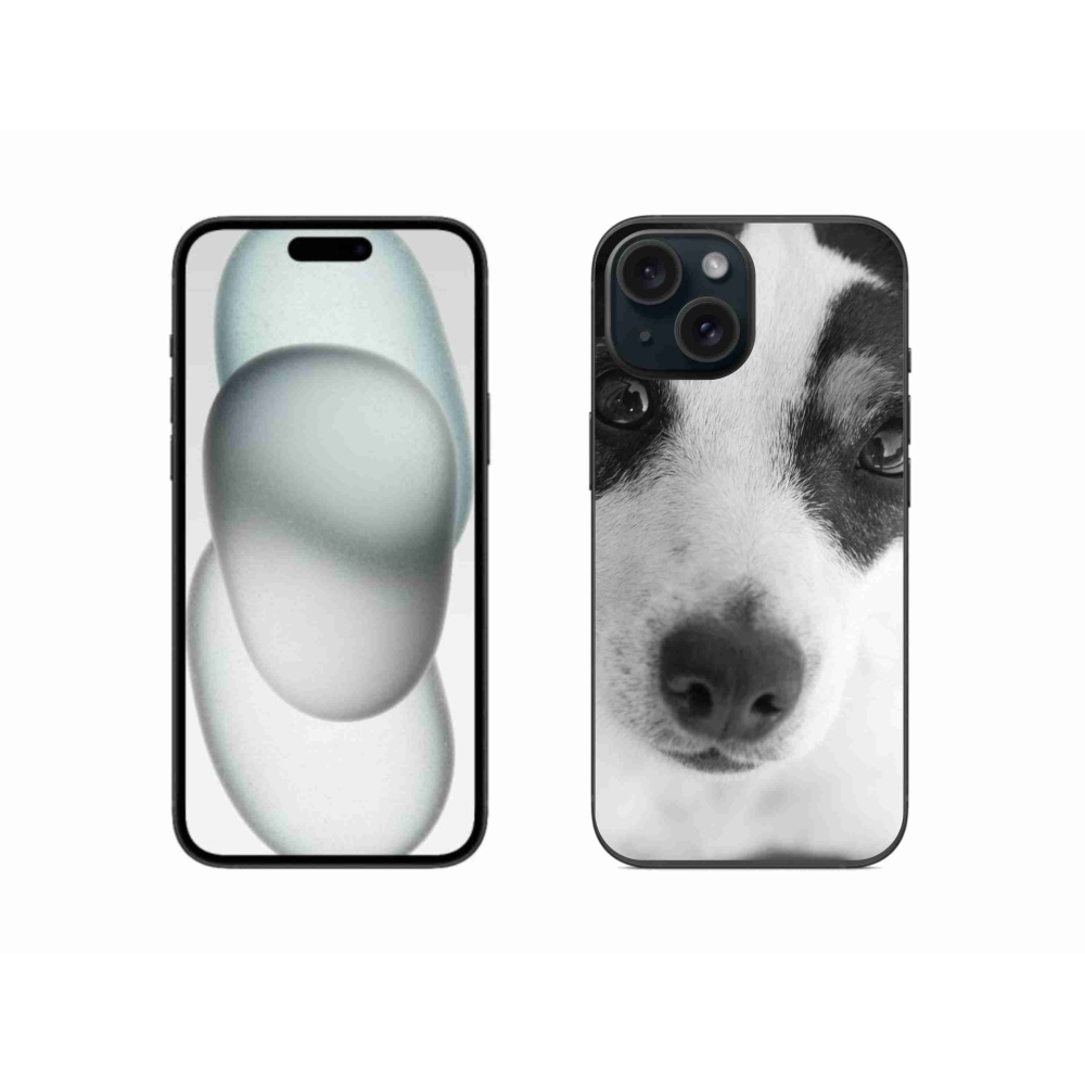 Gelový kryt mmCase na iPhone 15 - pes