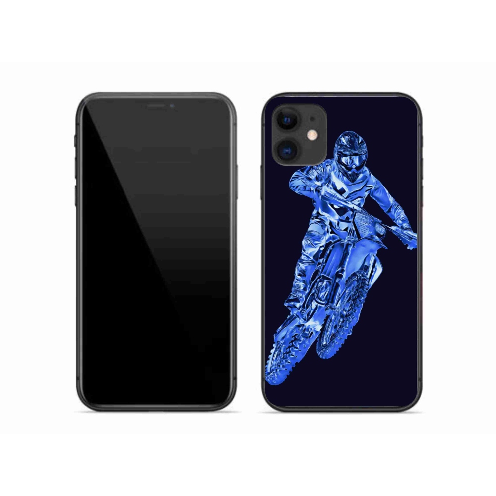 Gelový kryt mmCase na iPhone 11 - motocross 1