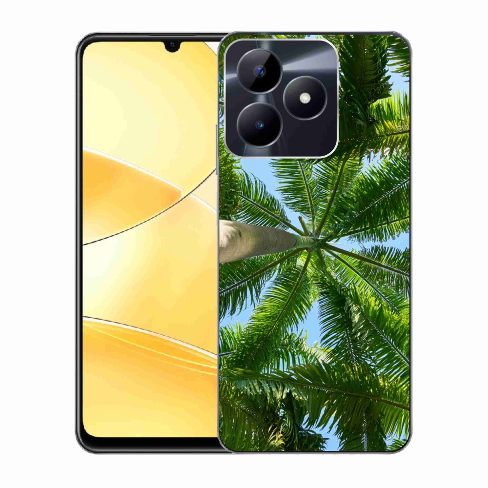 Gelový kryt mmCase na Realme C51/C53 - palmy