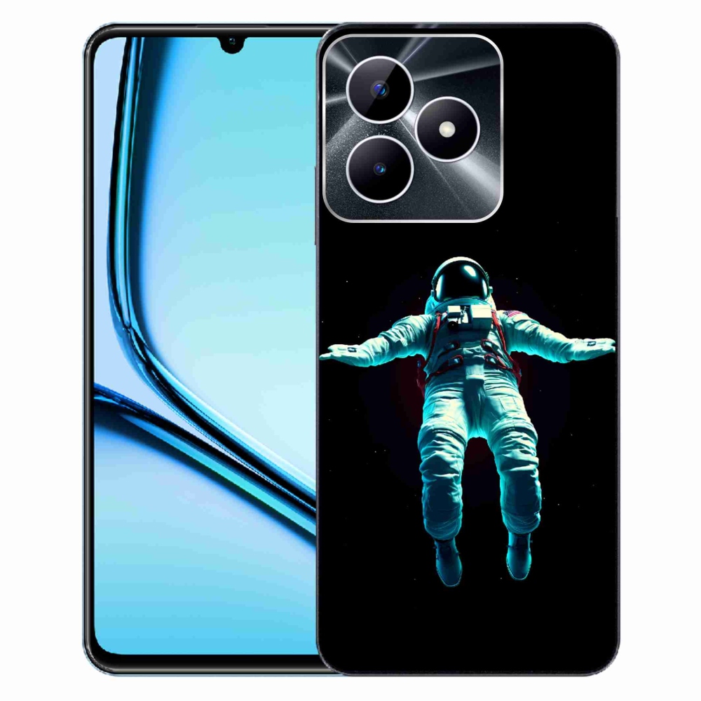 Gelový kryt mmCase na Realme Note 50 - kosmonaut