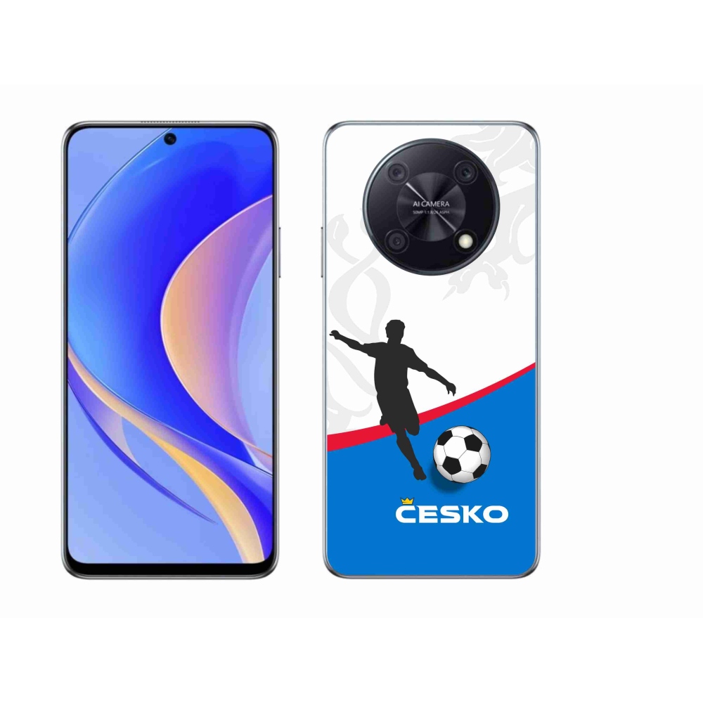 Gelový kryt mmCase na Huawei Nova Y90 - fotbal Česko 1