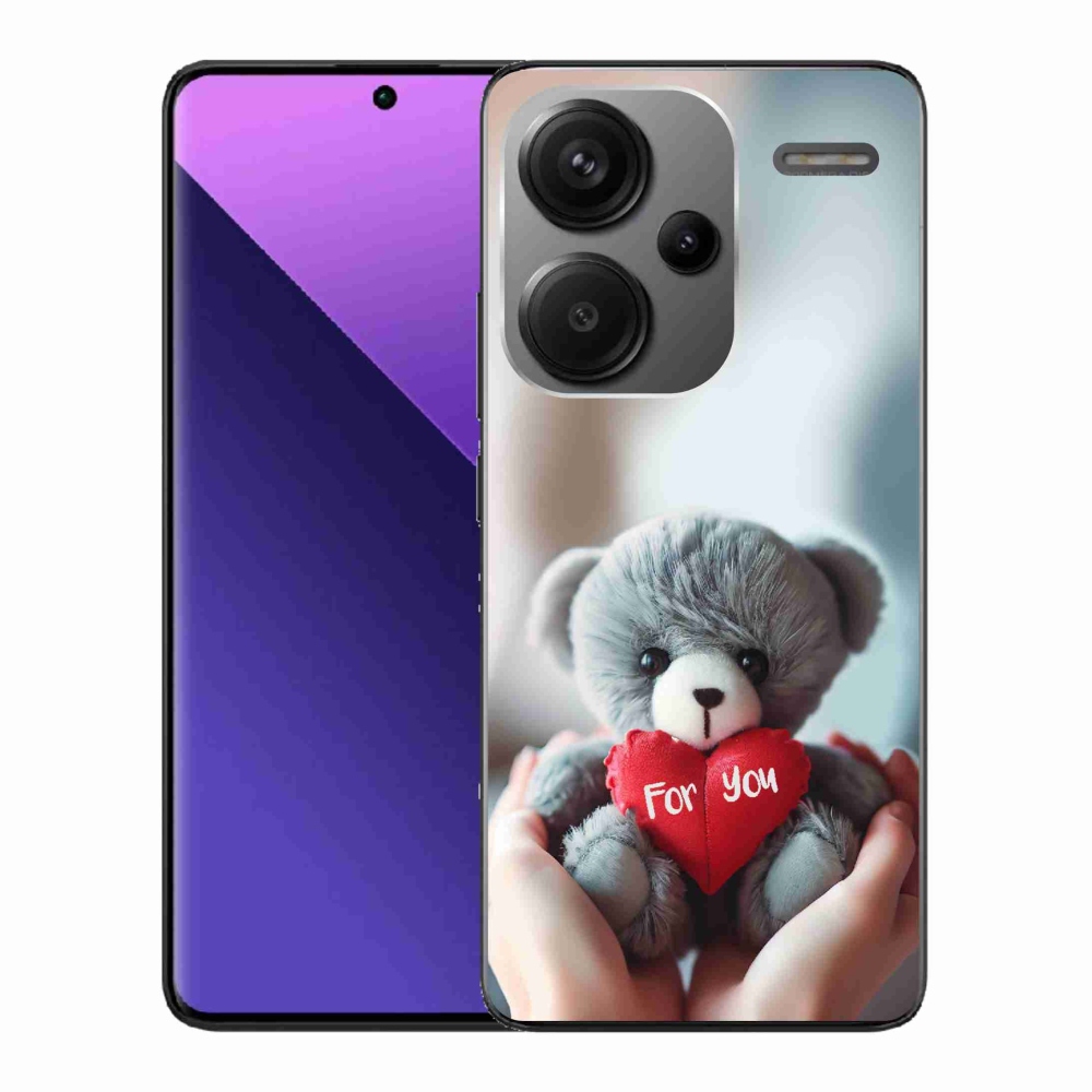 Gelový kryt mmCase na Xiaomi Redmi Note 13 Pro+ 5G - medvídek pro zamilované