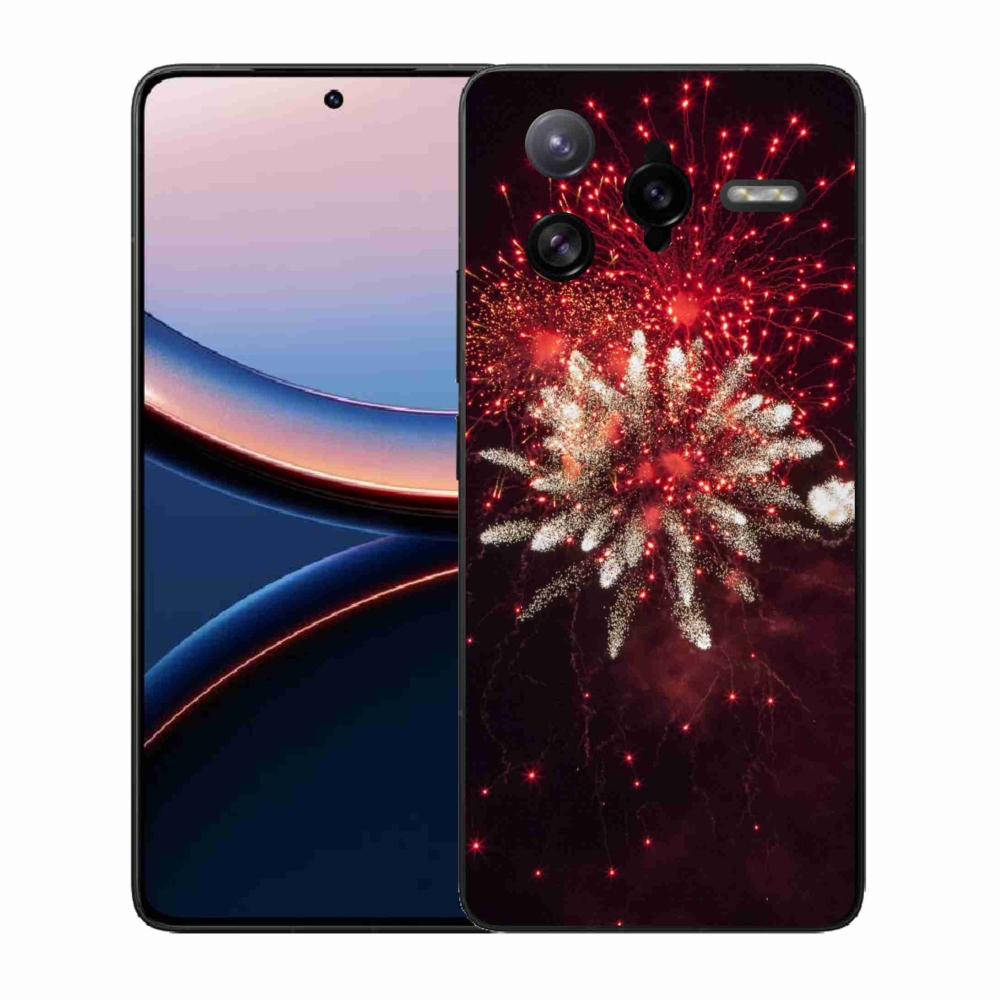 Gelový kryt mmCase na Xiaomi Poco F7 Ultra - ohňostroj