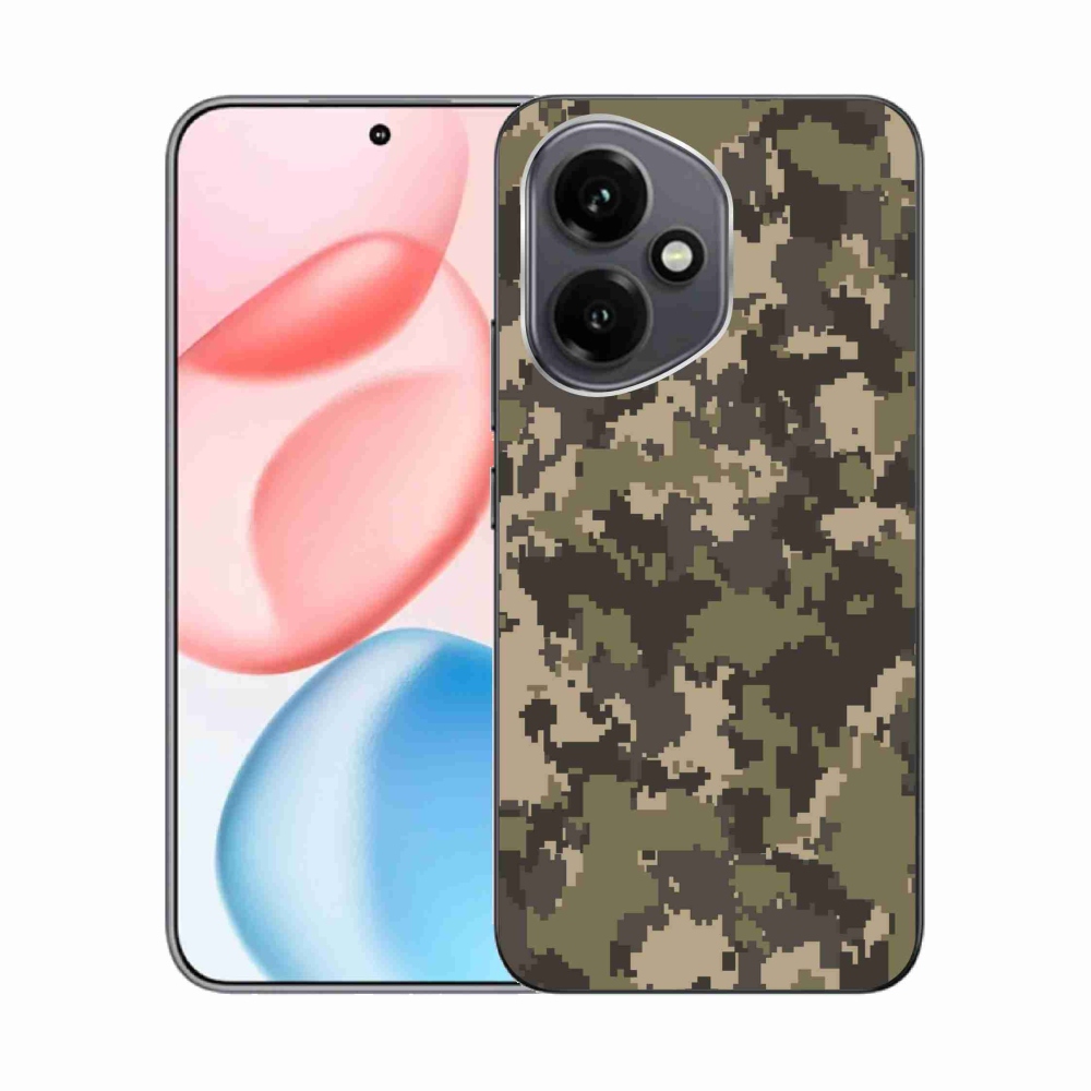 Gelový kryt mmCase na Honor 400 - maskáčový vzor 12