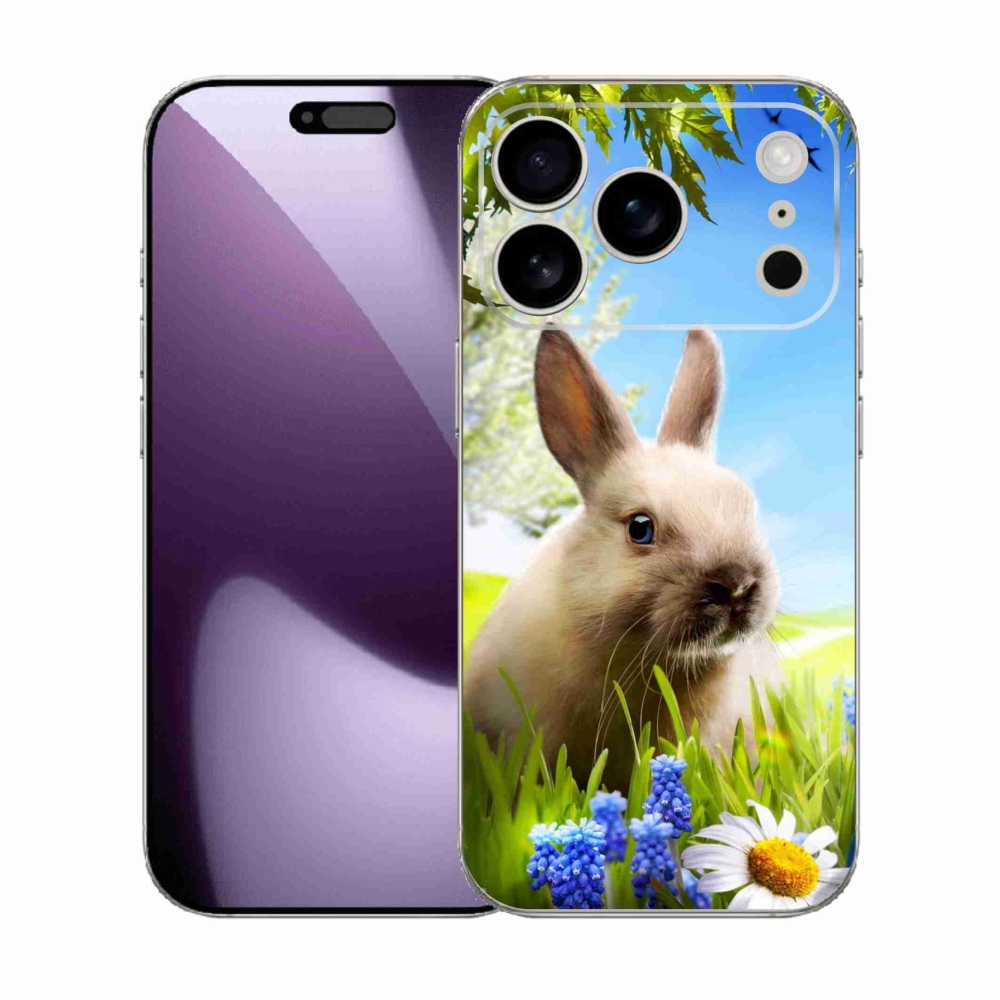 Gelový kryt mmCase na iPhone 17 Pro - zajíček