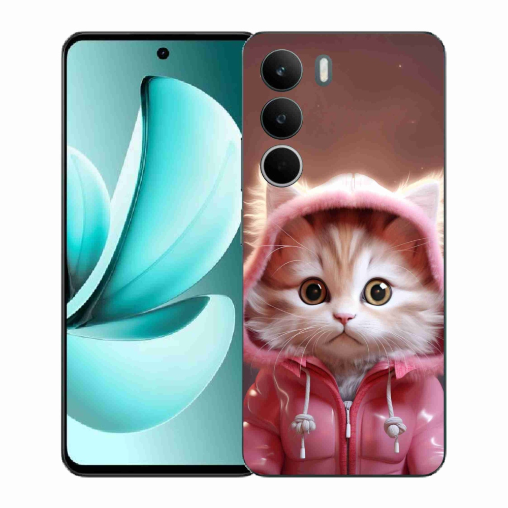 Gelový kryt mmCase na Realme C71 - roztomilé kotě 3