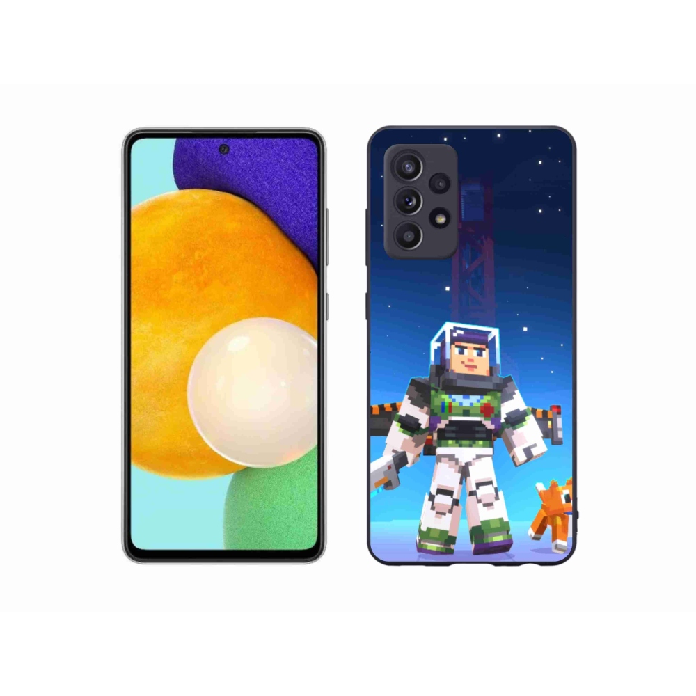 Gelový kryt mmCase na Samsung Galaxy A52s 5G - minecraft 2
