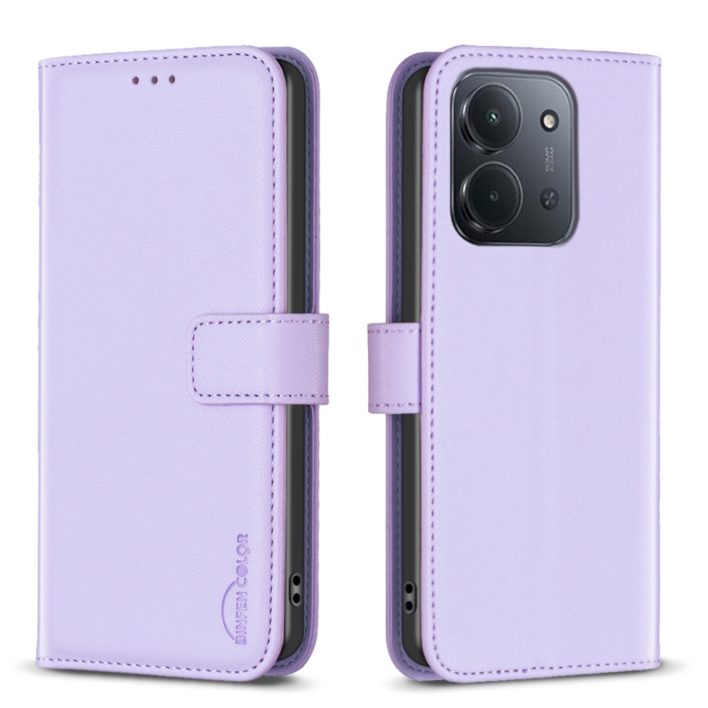 BNF knížkové pouzdro na Xiaomi Redmi 15C 4G/5G (173mm) - světlefialové