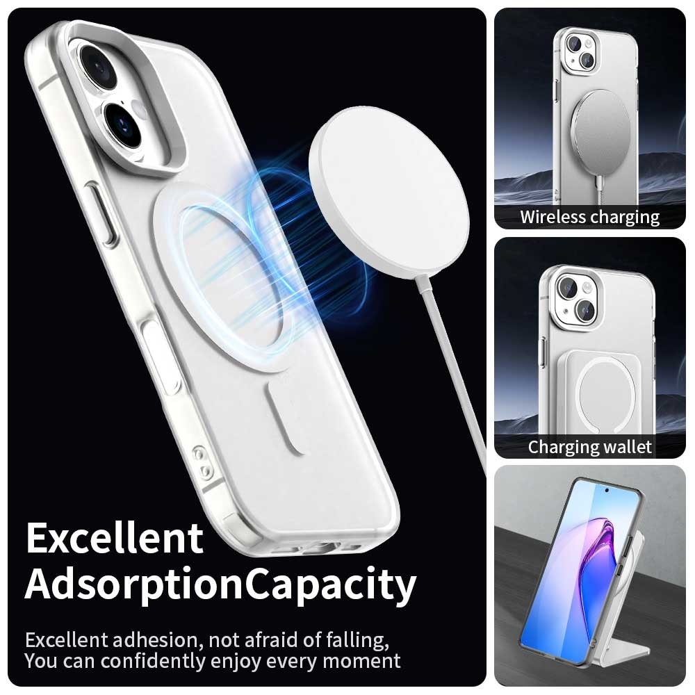 Candy gelový obal MagSafe pro iPhone 17 - bílý