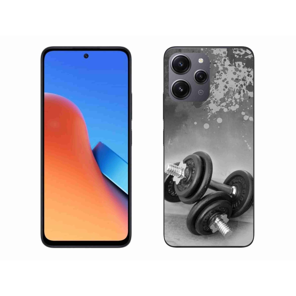 Gelový kryt mmCase na Xiaomi Redmi 12 - činky 1