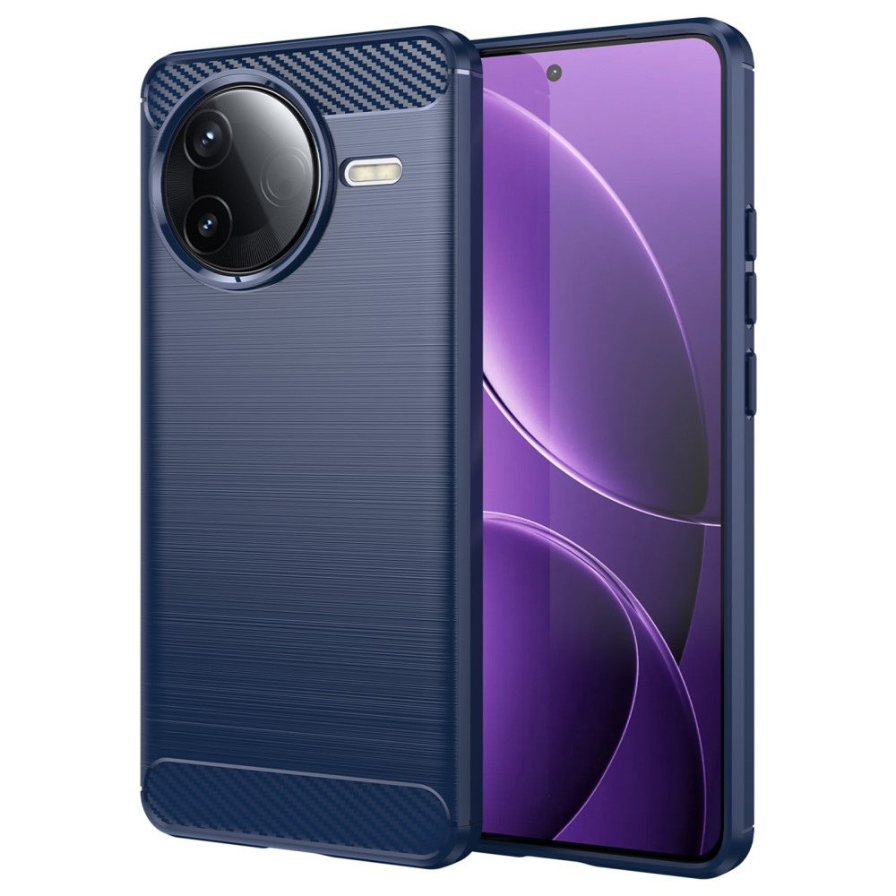 Carbon odolný gelový obal na Xiaomi Poco F7 Pro - modrý