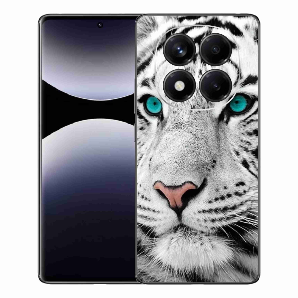 Gelový kryt mmCase na Xiaomi Redmi Note 14 Pro - bílý tygr