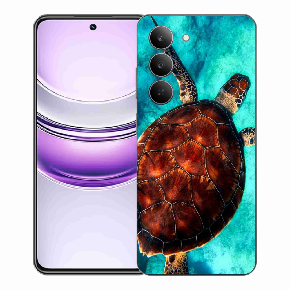 Gelový kryt mmCase na Realme 14x 5G - želva