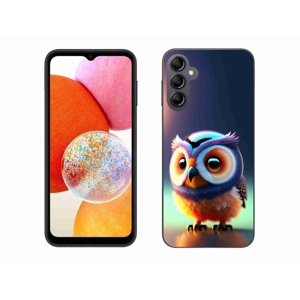 Gelový kryt mmCase na Samsung Galaxy A14 4G/5G - sovička