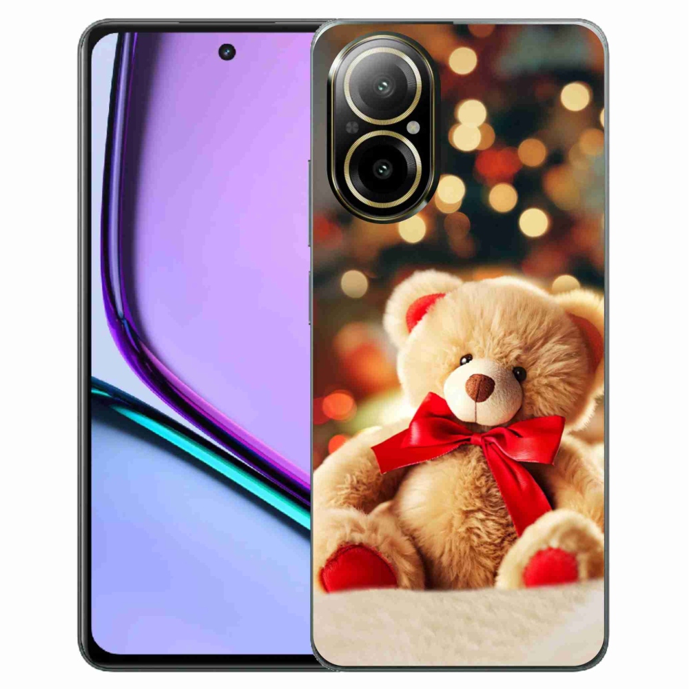 Gelový kryt mmCase na Realme C67 - plyšový medvídek