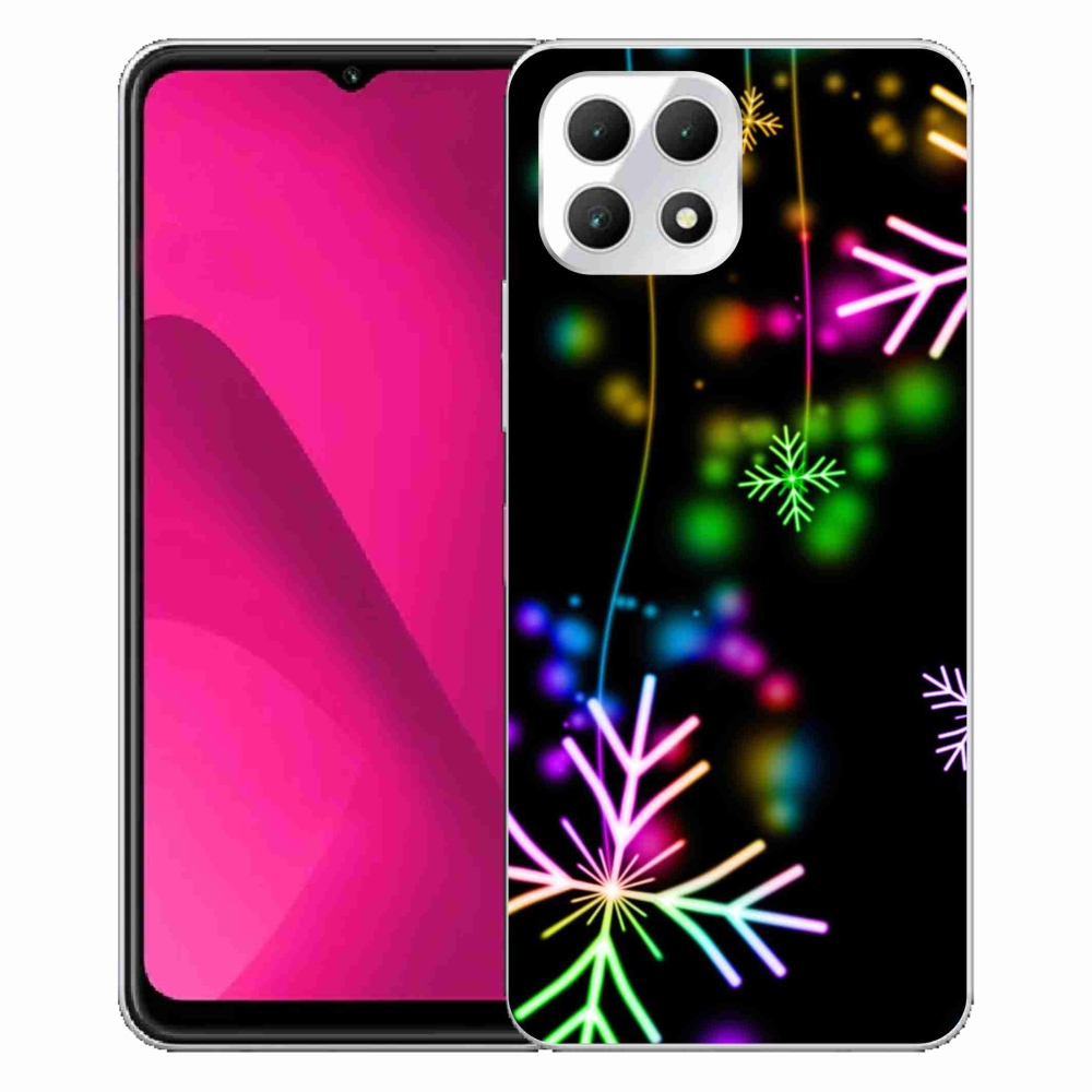 Gelový kryt mmCase na T-Mobile T Phone 2 - barevné vločky