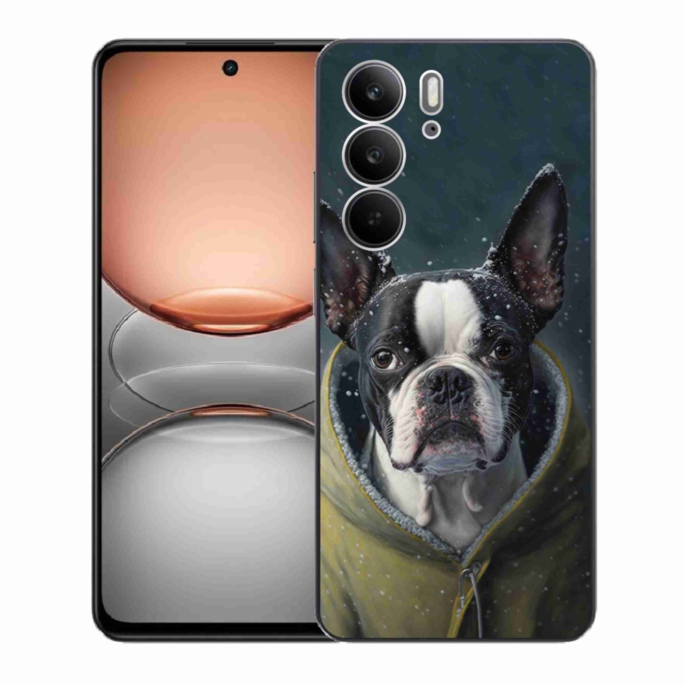 Gelový kryt mmCase na Realme C75 - buldoček