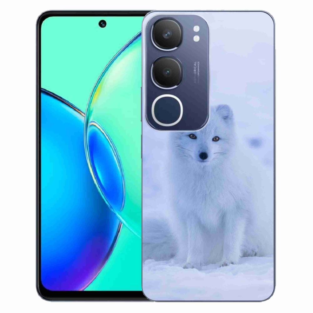 Gelový kryt mmCase na Vivo Y19s - polární liška