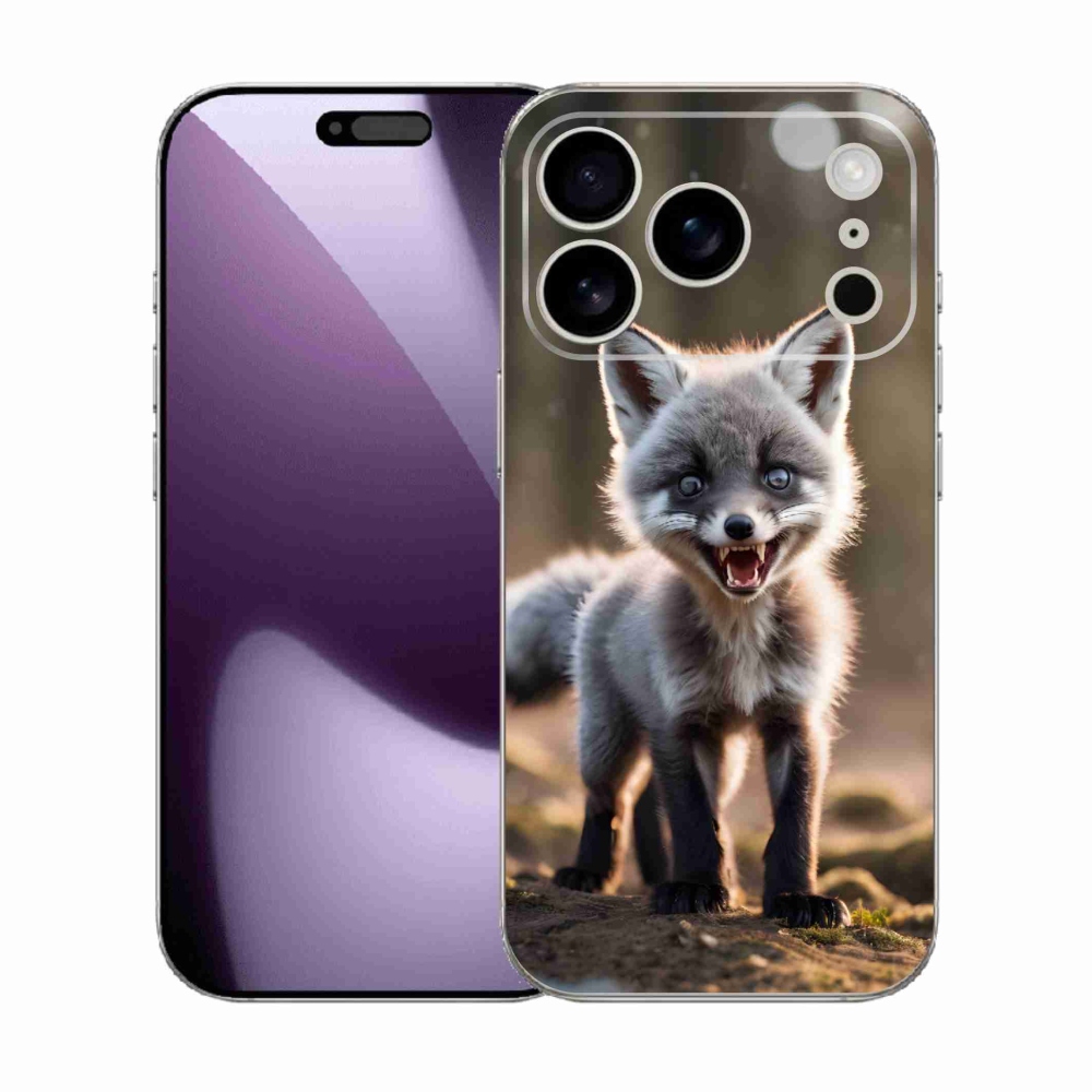 Gelový kryt mmCase na iPhone 17 Pro - rozzuřená liška