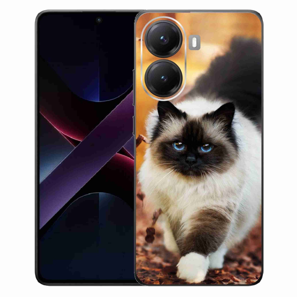 Gelový kryt mmCase na Xiaomi Poco X7 Pro 5G - kočka