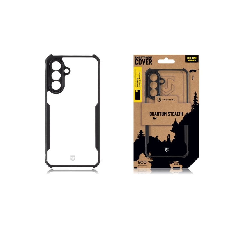 Tactical Quantum Stealth Kryt pro Samsung Galaxy A56 5G Clear/Black