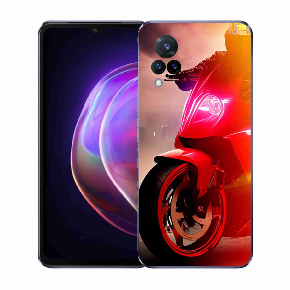 Gelový kryt mmCase na Vivo V21 4G/5G - motorka
