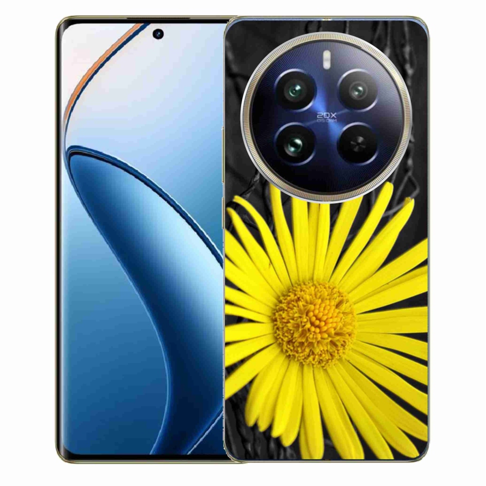 Gelový kryt mmCase na Realme 12 Pro 5G/12 Pro+ 5G - žlutá květina