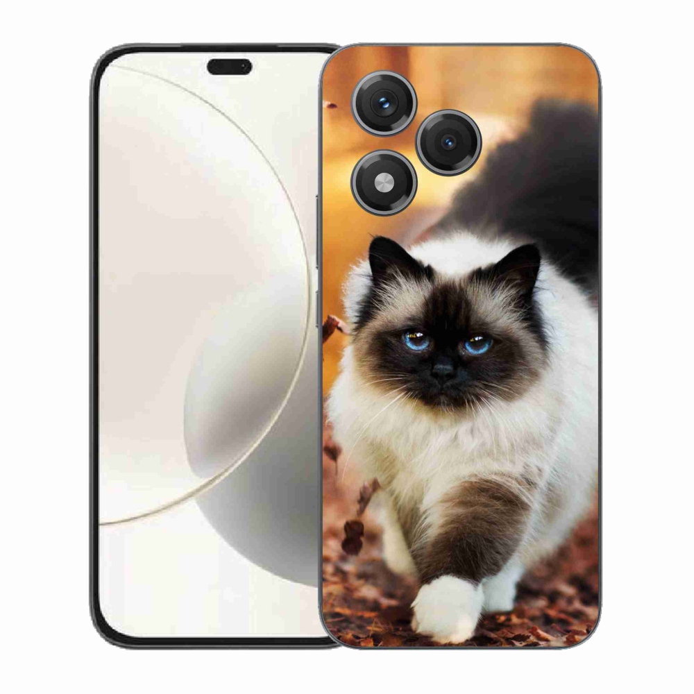 Gelový kryt mmCase na Honor 400 Lite - kočka